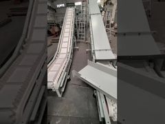 Large-inclination belt conveyor for discharging