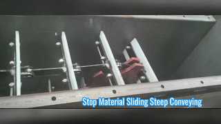 Chevron Belt Conveyor Steep Angle Material Handling Solution