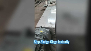 WLS420×8500 Sludge Dryer Feed Screw Conveyor
